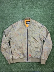 Billionaire Boys Club Bomber Jacket Full Zip Men’s Embroidered Large Green BBC - Bild 1 von 7