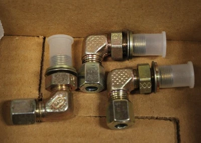 Parker WEE06LLRA3C, EO Adj. Conector de cuerpo de 90 codos - Lote de 3 - NUEVO Foto 1 de 3