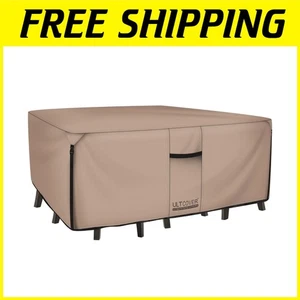 Rechteckige Essgruppe Abdeckung - 600D wasserdichte Leinwand - Bild 1 von 9