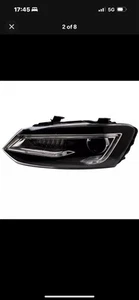 LED Lights Front Headlights For Volkswagen (VW) Polo MK5 2011-2017 Turn Signal - Picture 1 of 5