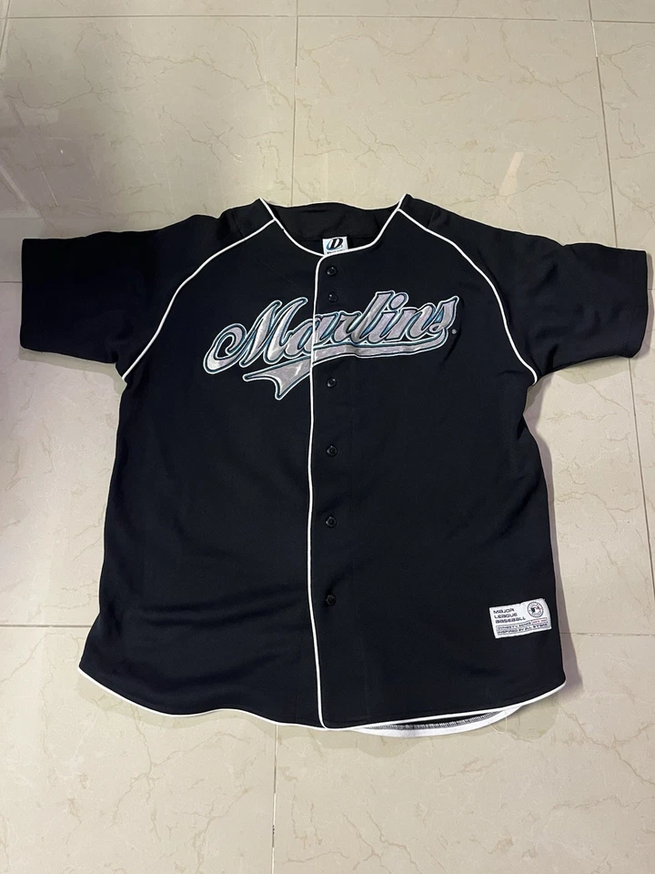 Винтажная мужская футболка Florida Miami Marlins размер XL Mike Lowell No19 - Изображение 1 из 4