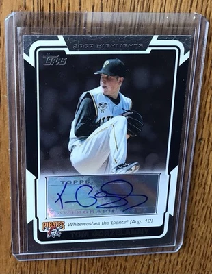 2008 Topps - Highlights Autographs Tom Gorzelanny #HA-TG Whitewashes the Giants Foto 1 de 2