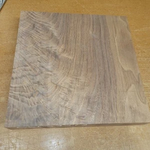 Black walnut bowl blank, 11 X 11 X 1.90" - Bild 1 von 4
