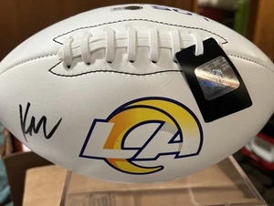 NFL Auto / Signed Football Autograph COA Beckett BAS Los Angeles Rams NFL Ball - Picture 1 of 5