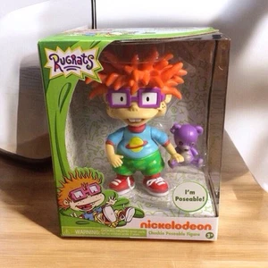 2017 Nickelodeon's Rugrats - 6" Chuckie Just Play bewegliche Figur mit Wawa-Bär! - Bild 1 von 6