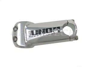 New Uno MTB Bicycle Bike Ahead Stem 1-1/8" 90mm Bore 25.4mm Silver - Picture 1 of 2