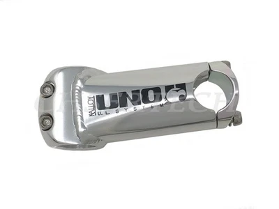 New Uno MTB Bicycle Bike Ahead Stem 1-1/8" 90mm Bore 25.4mm Silver - Image 1 of 2