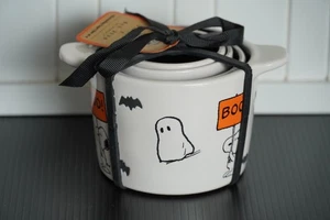 Rae Dunn Peanuts SNOOPY Halloween 4er Set Keramik Messbecher Ghost Boo! - Bild 1 von 7