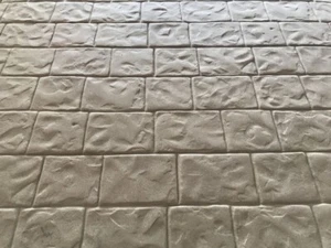 Hormigón estampado de adoquines. Alfombrillas para estampillas SM 7100. Estampillas de concreto - Imagen 1 de 9