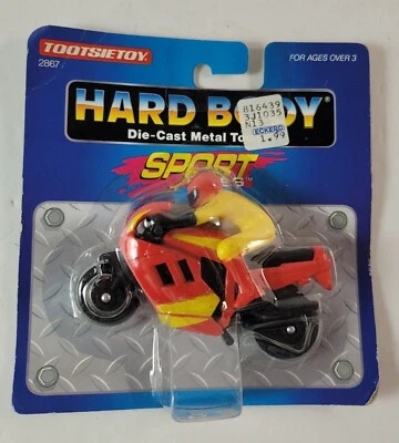 Bicicletas deportivas de carrocería dura TootsieToy de colección fundidas a presión 1992 NOS #2867 rojo naranja Foto 1 de 4