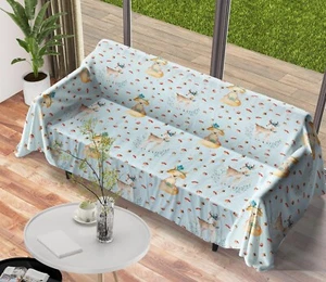 3D Roter Pilz H6980 Sofabezug Hochelastisch Lounge Couch Uta Naumann Erin - Picture 1 of 5