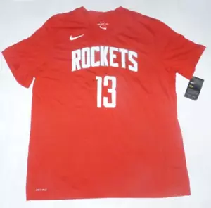 NEW NIKE NBA James Harden Jersey T Shirt Houston Rockets Men XL Dri Fit NWT K432 - Picture 1 of 2
