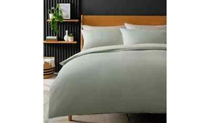 Habitat Polycotton Green Reversible Bedding Set - Double (1197) - Picture 1 of 3