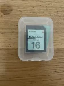 Canon Multimedia Card 16 New Unused Card Still In Plastic Bag - Picture 1 of 3