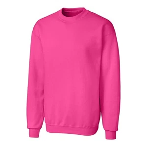 CLIQUE BY CUTTER & BUCK HOT PINK SWEATSHIRT MIT RUNDHALSAUSSCHNITT GR: 6XL 6X Neu - Bild 1 von 2