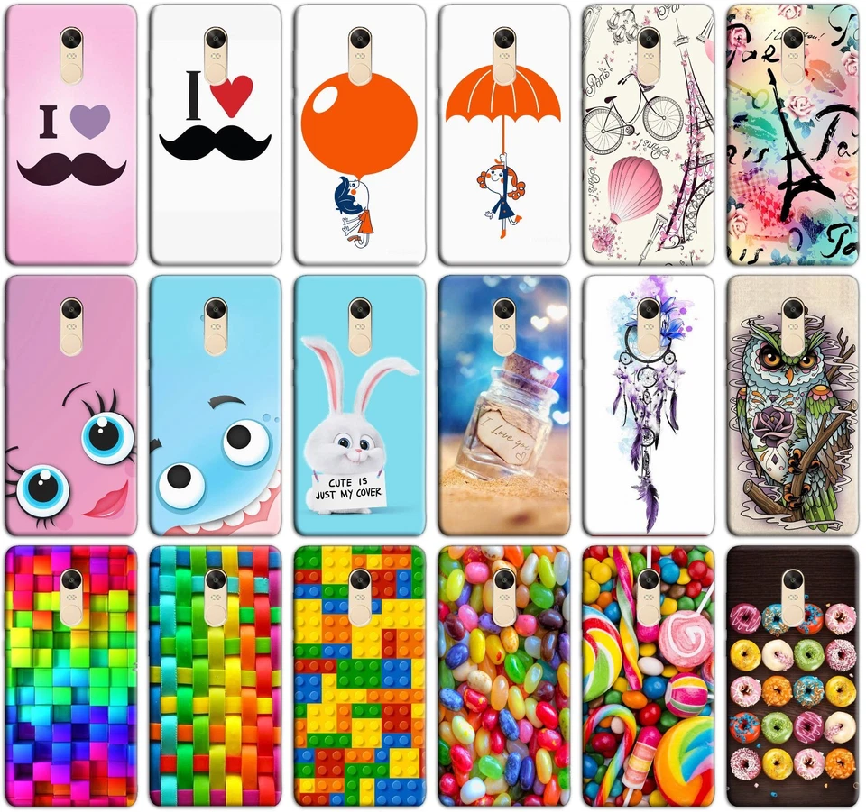 CUSTODIA COVER MORBIDA IN TPU SILICONE PER XIAOMI REDMI NOTE 4X FANTASIA M - Immagine 1 di 1