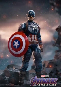 ZDTOYS Marvel Vengadores Capitán América Steve Rogers Figura Modelo de Acción Juguetes - Imagen 1 de 4