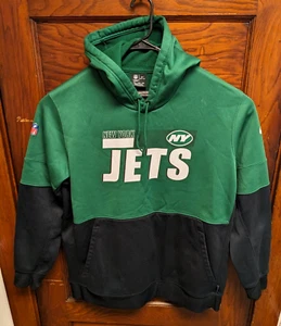 Nike Drifit NFL On Field NY Jets Colorblock Hoodie Rodgers Wilson XXL Stretch - Picture 1 of 9