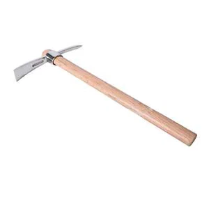 Edelstahl Spitzhacke Tragbar Mehrzweck Schwer Hand Gartenarbeit Mattock - Bild 1 von 8