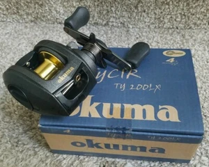 OKUMA TYCIR TY-200LX LOW PROFILE LEFT HAND BAITCASTING REEL NEW  - Picture 1 of 7