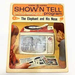 Show 'N Tell GE Picturesound Program The Elephant and His Nose (1964) ST-604 - Picture 1 of 6