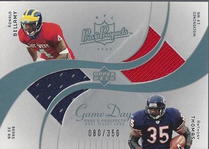 2003 Upper Deck Pros and Prospects Football Card Pick (Inserts)