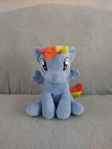 Peluche My Little Pony Coin Bank 8" FAB NY blu arcobaleno peluche 2016 Hasbro - Foto 1 di 11
