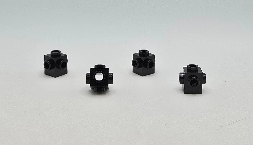 Piezas LEGO Ladrillo Modificado 1 x 1 Tachuelas en 4 Lados 4733 [4 Piezas] Elige Color Foto 1 de 1