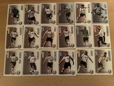 Fulham Shoot Out 2006/07 Complete Team Football Card Set x18