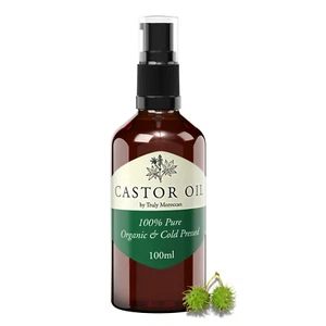 Organic Castor Oil (100ml) - Hexane Free - Picture 1 of 7