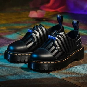 Zapato Informal Dr. Martens x Wednesday 1461 Bex - Negro | Mujer Tallas 6 - 10 NUEVO - Imagen 1 de 12
