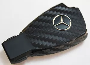 3M Carbon Fiber Wrap for Remote Key Shell Case Mercedes Benz E C R CL GL SL CL - Picture 1 of 5