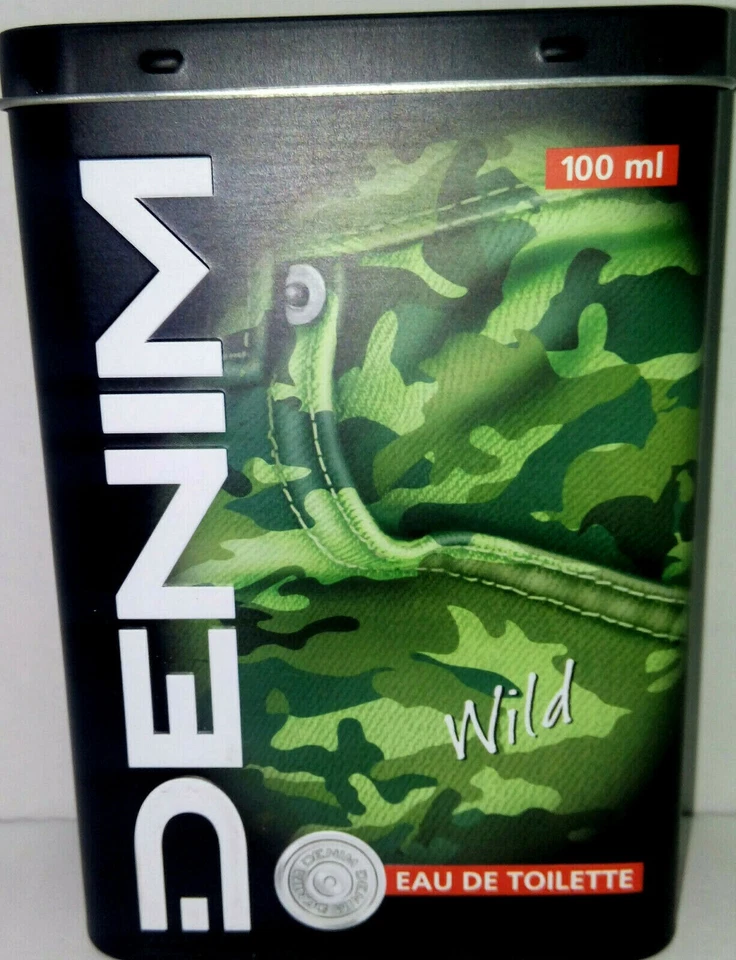 Denim Wild Eau de Toilette Masculino Eau de Toilette Spray 100 ml/3,4 fl.oz (Novo na Caixa de Metal) - Imagem 1 de 1