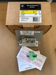 GE TN162 isolierter erdungsfähiger Neutralstab TNI62 60 Ampere 600 V ~NEU IM KARTON~ - Bild 1 von 3