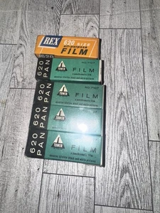 3 Sealed Vintage Tower PAN 620 No. 7127 Panchromatic Film 5 Total Exp 61 62 - Picture 1 of 2