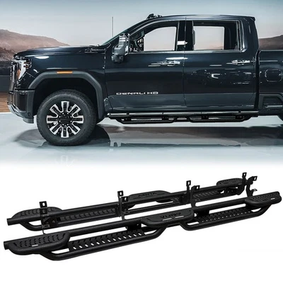 Vijay For 2019-2026 GMC Sierra 2500HD/3500HD Crew Cab Running Boards & Step Bar Foto 1 de 4