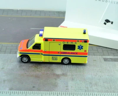 Busch 41828 FORD E-350 O-R-M-S Ambulance HO 1:87 Scale - Image 1 of 2