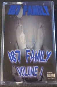 187 FAMILY - 187 Family Volume 1 Cassette Memphis TN Rap Tape DJ Zirk - Picture 1 of 5