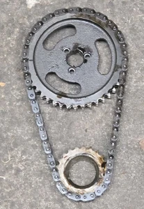 Mercruiser 470 2 BBL. 224 CID 6218037 THRU 6916778 Timing Gears & Chain Set Used - Picture 1 of 1