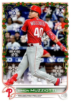 2022 Topps Simon Muzziotti Rookie Philadelphia Phillies #USC158 - Image 1 of 2