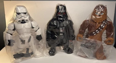 NEW Star Wars Galactic Heroes Mega Mighties 3 pack Chewbacca Vader Stormtrooper - Image 1 of 4
