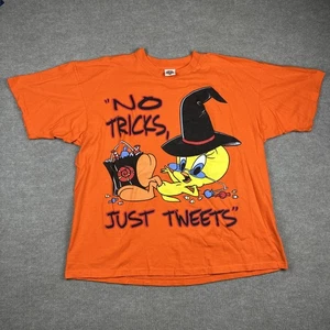 Camiseta De Colección Años 90 No Tricks Just Tweets Piolín Pájaro Halloween Para Hombres 2XL EE. UU. - Imagen 1 de 7