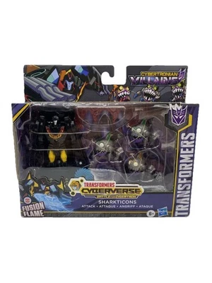 Hasbro Transformers Cyberverse Battle For Cybertron Sharkticons Fusion Flame - Image 1 of 2