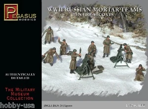 Pegasus 1/72 Russian Mortar Teams Greatcoats WWII (24) PGS7273 - Bild 1 von 1