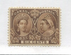 Canada 1897 6 cents Jubilee mint o.g. hinged - Picture 1 of 1