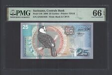 Suriname 25 Gulden 2000 P148 Uncirculated Grade 66