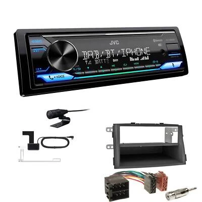 JVC Digital 1-DIN Autoradio DAB+ Bluetooth für KIA Soul schwarz 2008-2011 - Bild 1 von 4