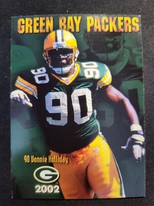 2002 Green Bay Packers Police Two Rivers #17 Vonnie Holiday - Bild 1 von 2