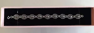 Antique Turkish Sterling Silver Bracelet with Hematite - Picture 1 of 10