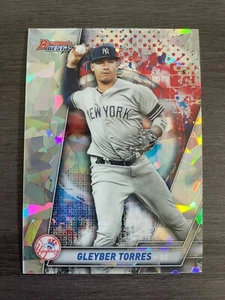 2019 Bowman's Best Gleyber Torres Atomic Refractor #64 Cracked Ice SP - Picture 1 of 2